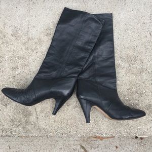 Vintage Gloria Vanderbilt calf high size 9 boots